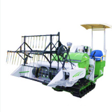 Diesel combined rice harvester mini rice paddy cutting machine